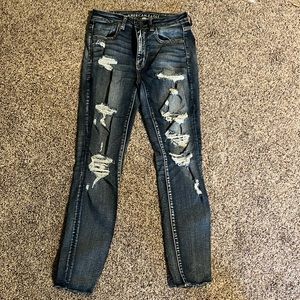 American Eagle Super Stretch Hi-Rise Jegging Crop